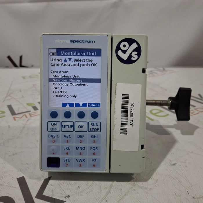 Baxter Sigma Spectrum 6.05.14 without Battery Infusion Pump