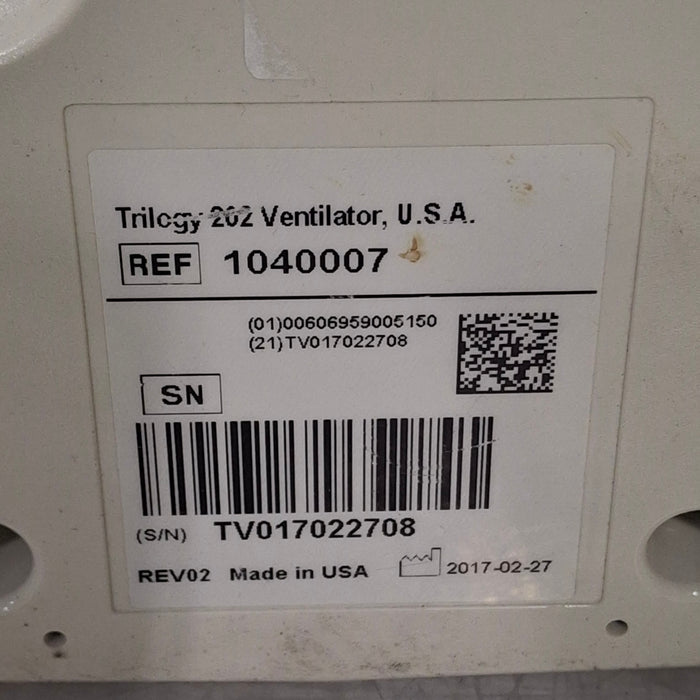 Respironics Trilogy 202 Ventilator