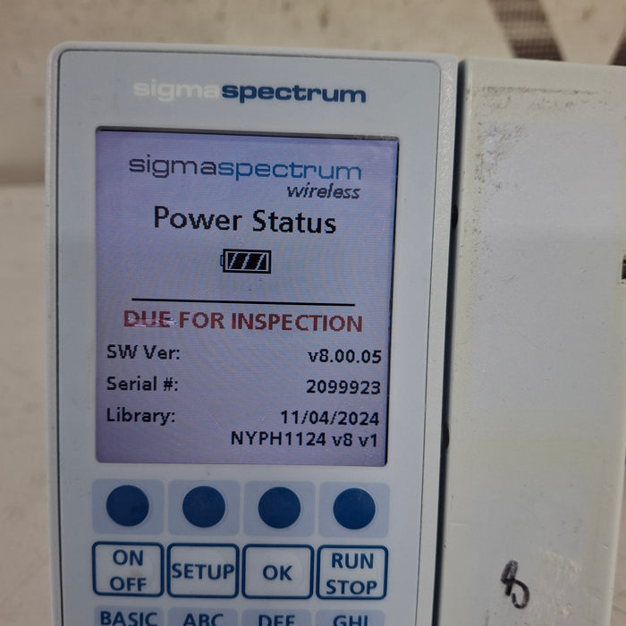 Baxter Baxter Sigma Spectrum 8.00.05 w/o Battery Infusion Pump Infusion Pumps reLink Medical