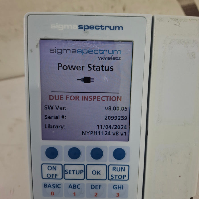 Baxter Baxter Sigma Spectrum 8.00.05 w/o Battery Infusion Pump Infusion Pump reLink Medical