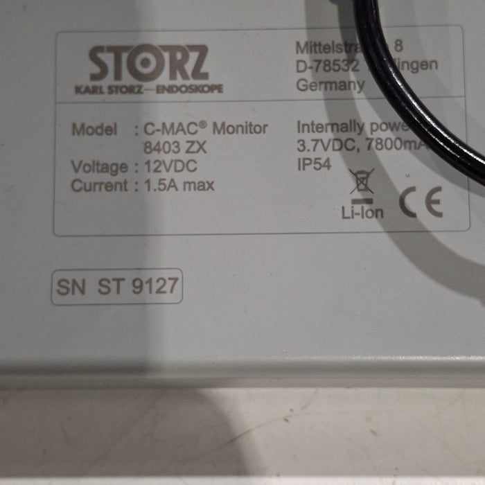 Karl Storz 8403 ZX C-MAC Monitor