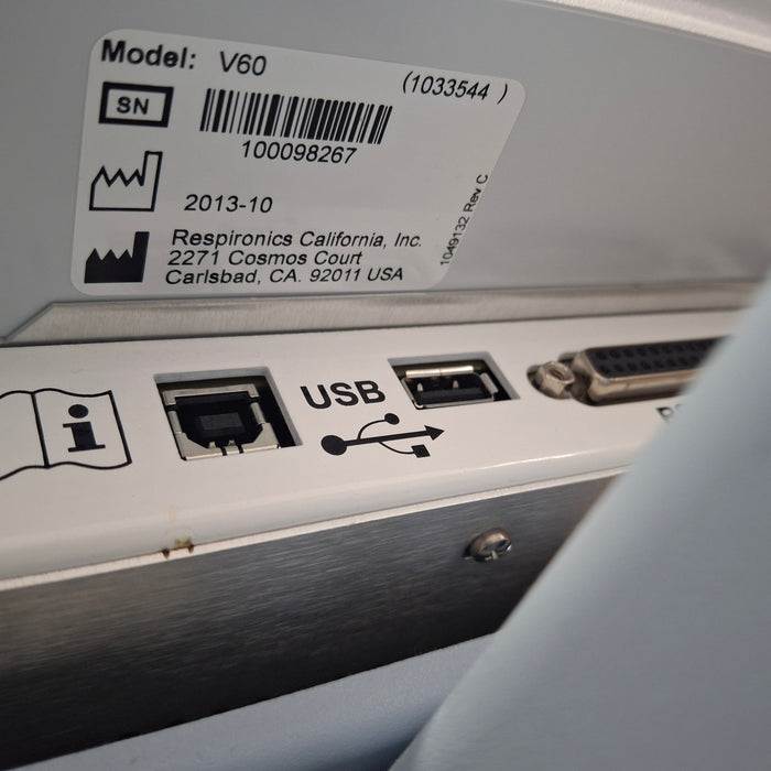 Respironics Respironics V60 BiPAP Ventilator Monitor Respiratory reLink Medical