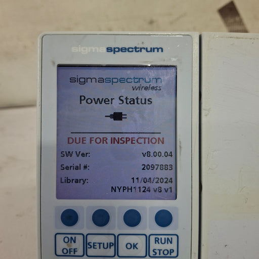 Baxter Baxter Sigma Spectrum 8.00.04 w/o Battery Infusion Pump Infusion Pump reLink Medical