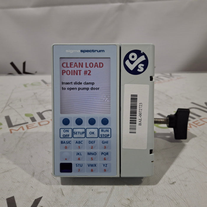 Baxter Sigma Spectrum 6.05.13 without Battery Infusion Pump