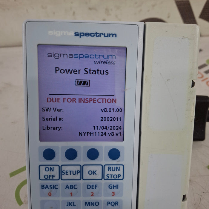 Baxter Baxter Sigma Spectrum 8.01.00 w/o Battery Infusion Pump Infusion Pumps reLink Medical
