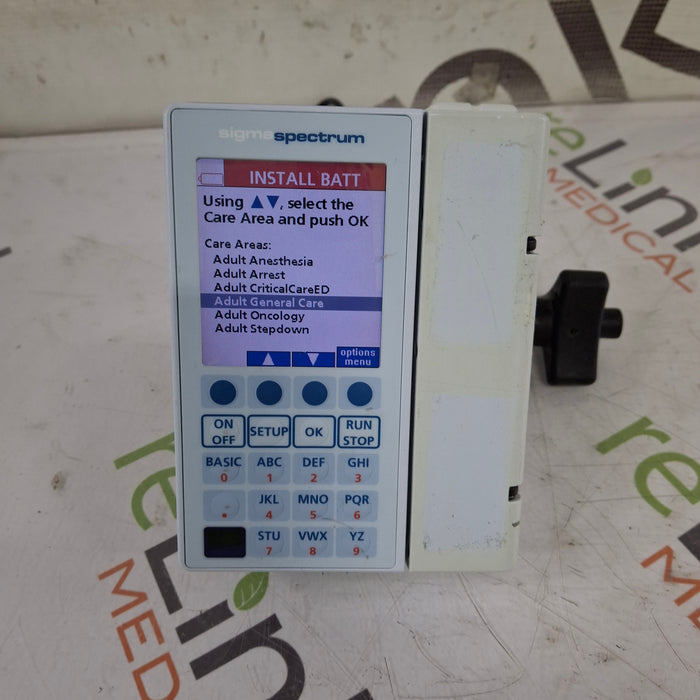 Baxter Baxter Sigma Spectrum 8.01.00 w/o Battery Infusion Pump Infusion Pumps reLink Medical