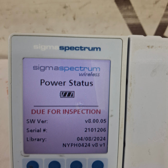 Baxter Baxter Sigma Spectrum 8.00.05 w/o Battery Infusion Pump Infusion Pumps reLink Medical