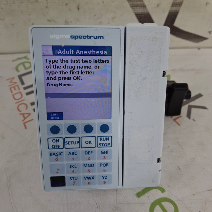 Baxter Baxter Sigma Spectrum 8.01.00 w/o Battery Infusion Pump Infusion Pumps reLink Medical