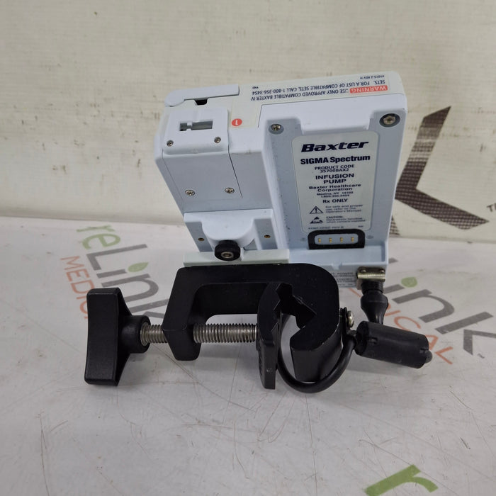 Baxter Baxter Sigma Spectrum 8.01.00 w/o Battery Infusion Pump Infusion Pump reLink Medical