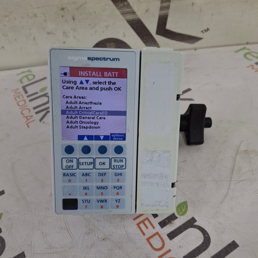Baxter Baxter Sigma Spectrum 8.00.05 w/o Battery Infusion Pump Infusion Pump reLink Medical