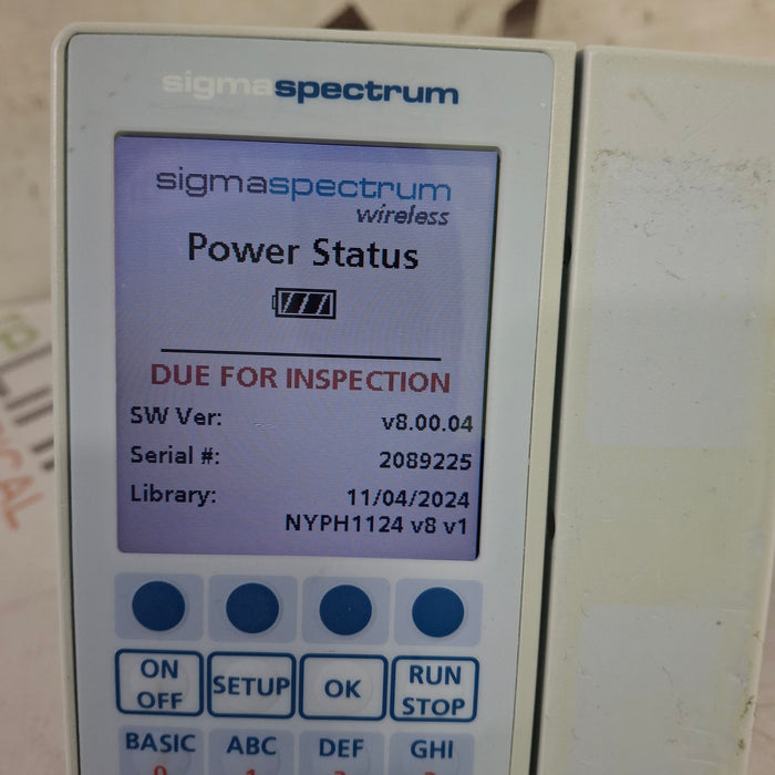 Baxter Baxter Sigma Spectrum 8.00.04 w/o Battery Infusion Pump Infusion Pumps reLink Medical