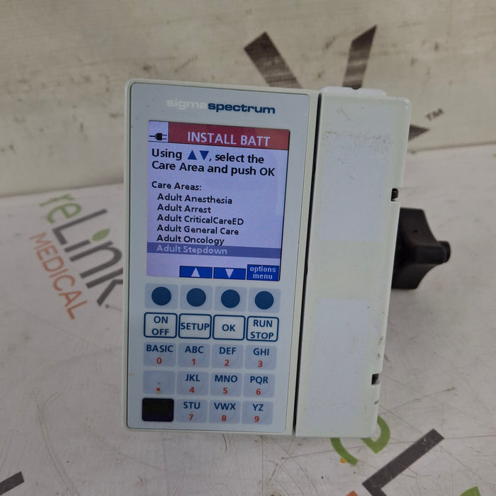 Baxter Baxter Sigma Spectrum 8.00.04 w/o Battery Infusion Pump Infusion Pumps reLink Medical