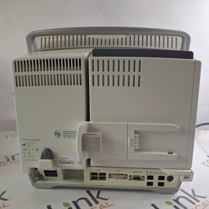GE Healthcare Carescape B650 Critical Care Patient Monitor