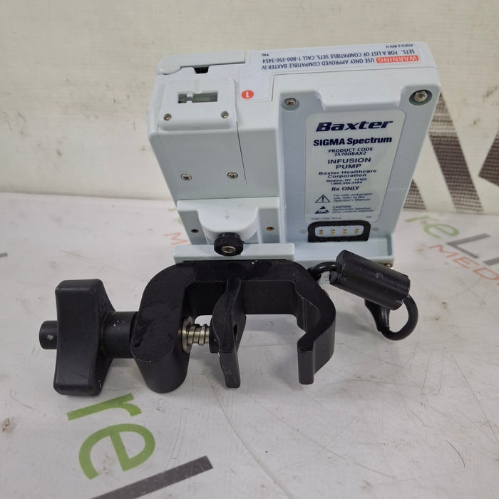 Baxter Baxter Sigma Spectrum 8.00.03 w/o Battery Infusion Pump Infusion Pump reLink Medical