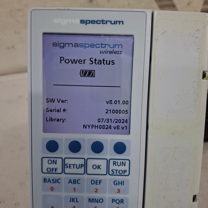 Baxter Baxter Sigma Spectrum 8.01.00 w/o Battery Infusion Pump Infusion Pumps reLink Medical