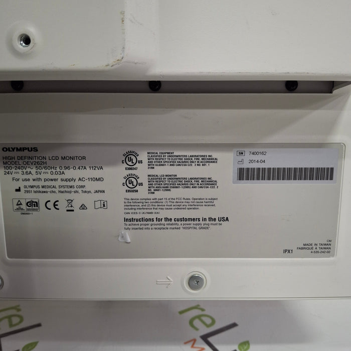 Olympus Olympus OEV262H 26" HD LCD Endoscopy Monitor Flexible Endoscopy reLink Medical