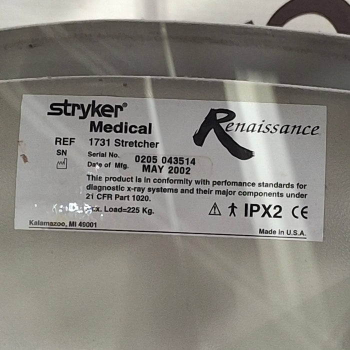 Stryker Stryker 1731 Stretcher Beds & Stretchers reLink Medical