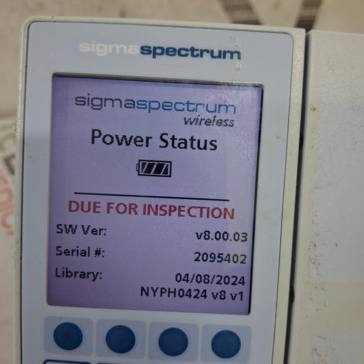 Baxter Baxter Sigma Spectrum 8.00.03 w/o Battery Infusion Pump Infusion Pumps reLink Medical