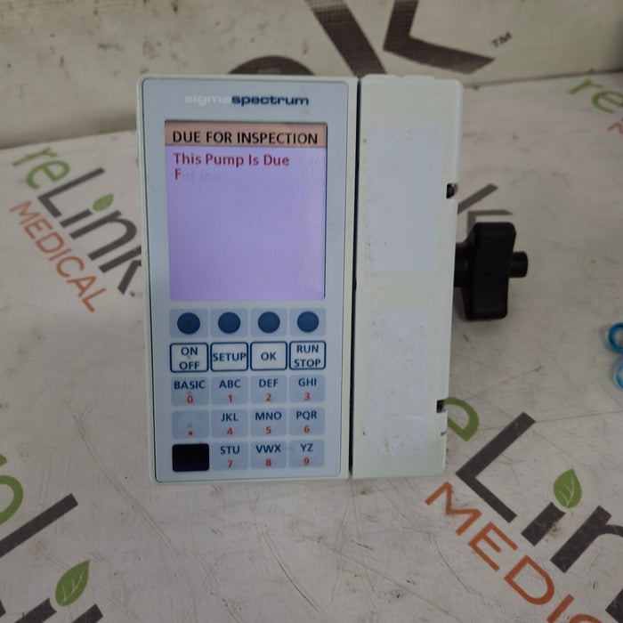 Baxter Baxter Sigma Spectrum 8.00.03 w/o Battery Infusion Pump Infusion Pumps reLink Medical