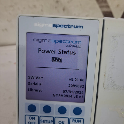 Baxter Baxter Sigma Spectrum 8.01.00 w/o Battery Infusion Pump Infusion Pump reLink Medical