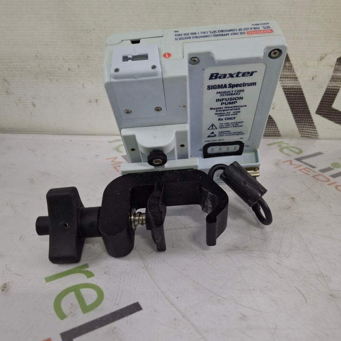 Baxter Baxter Sigma Spectrum 8.01.00 w/o Battery Infusion Pump Infusion Pump reLink Medical