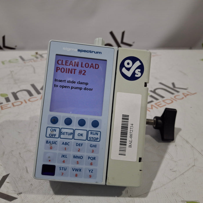 Baxter Baxter Sigma Spectrum 6.05.14 with B/G Battery Infusion Pump Infusion Pumps reLink Medical