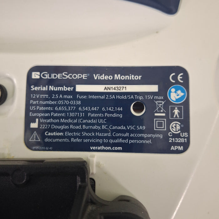 Verathon Medical, Inc Glidescope Video Laryngoscope