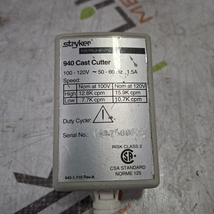 Stryker 940 Cast Cutter