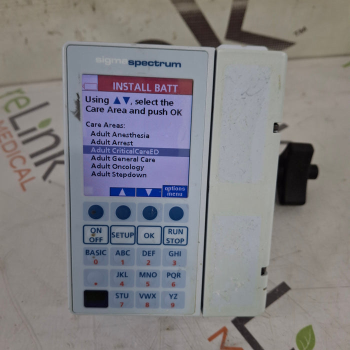 Baxter Sigma Spectrum 8.00.05 w/o Battery Infusion Pump