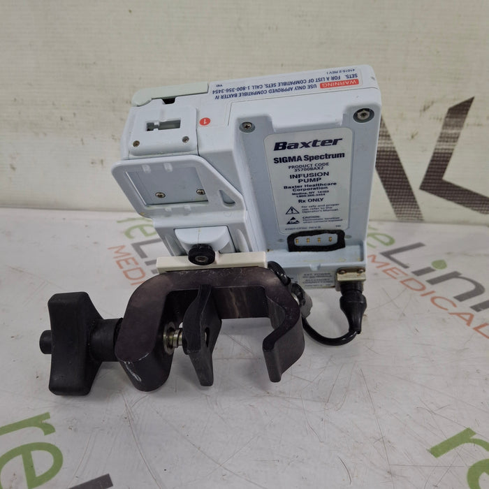 Baxter Sigma Spectrum 8.00.05 w/o Battery Infusion Pump