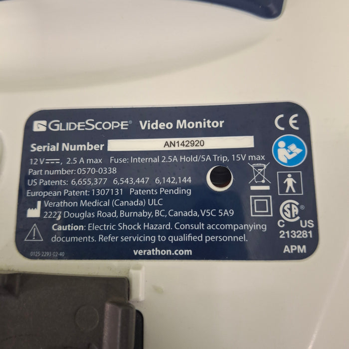 Verathon Medical, Inc Glidescope Video Laryngoscope