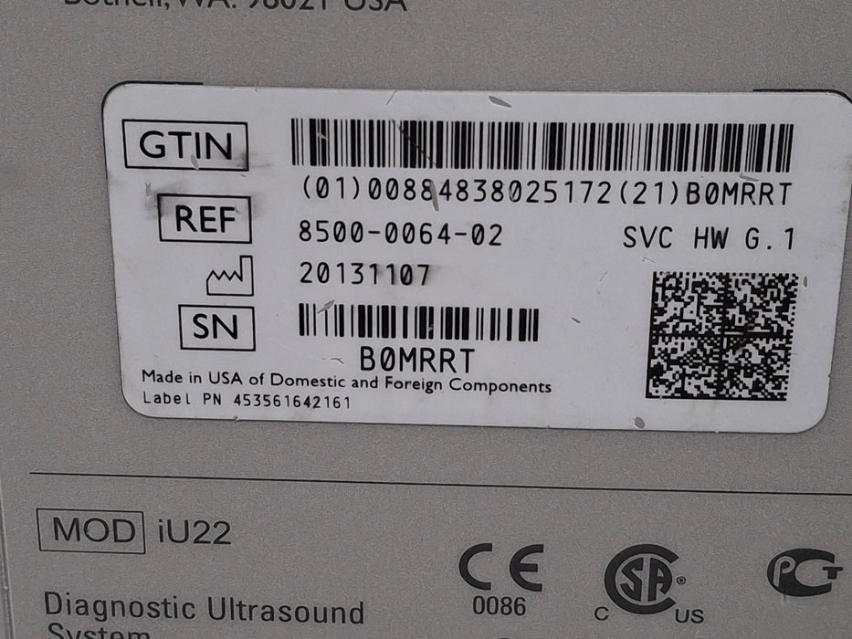 Philips IU22 Ultrasound