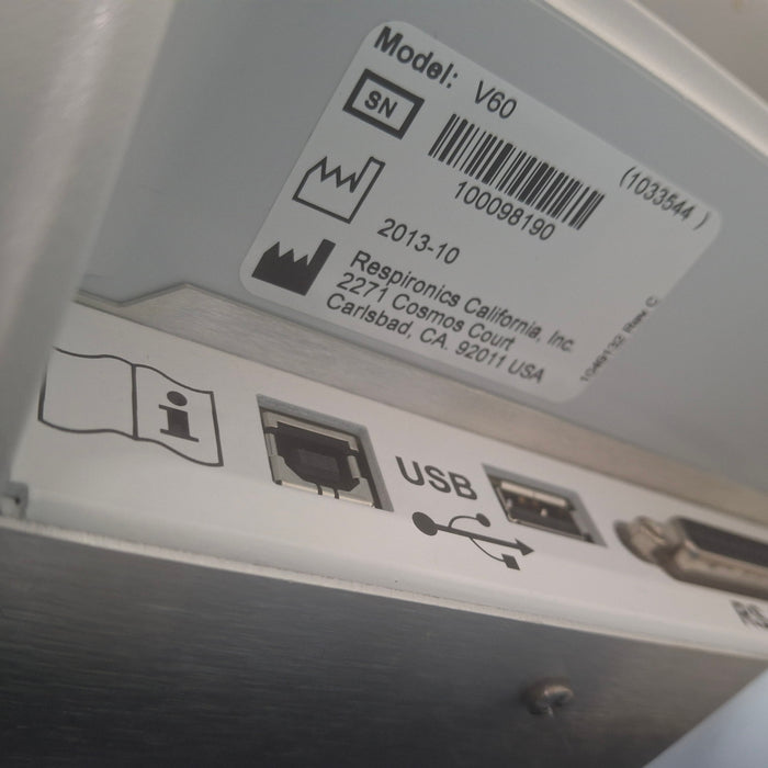 Respironics Respironics V60 BiPAP Ventilator Monitor Respiratory reLink Medical