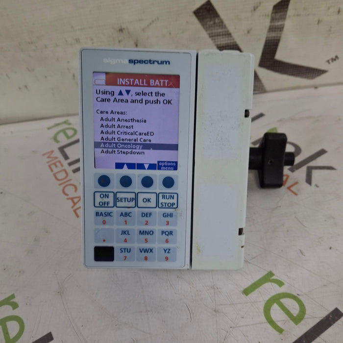 Baxter Baxter Sigma Spectrum 8.01.00 w/o Battery Infusion Pump Infusion Pump reLink Medical