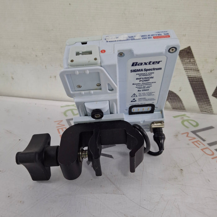 Baxter Baxter Sigma Spectrum 8.01.00 w/o Battery Infusion Pump Infusion Pump reLink Medical