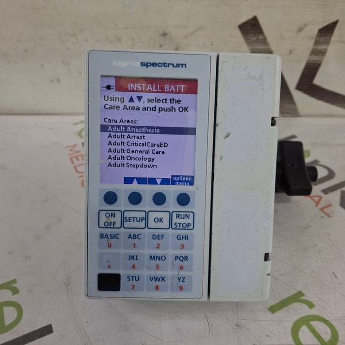Baxter Baxter Sigma Spectrum 8.01.00 w/o Battery Infusion Pump Infusion Pump reLink Medical