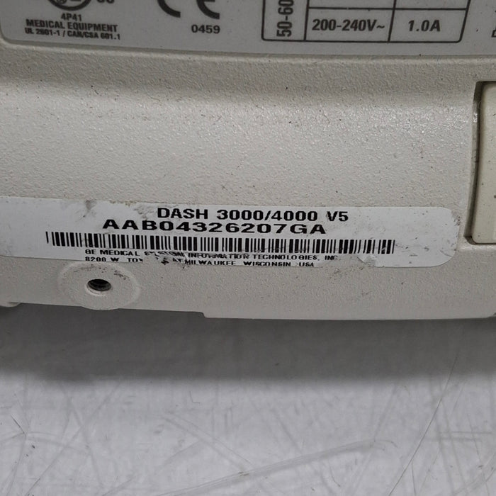 GE Healthcare Dash 4000 - GE/Nellcor SpO2 Patient Monitor