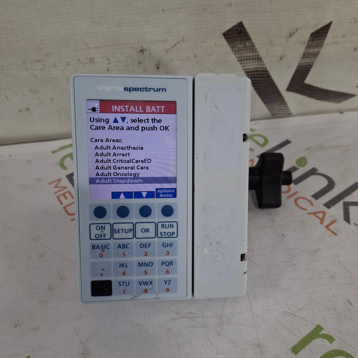 Baxter Baxter Sigma Spectrum 8.00.05 w/o Battery Infusion Pump Infusion Pump reLink Medical