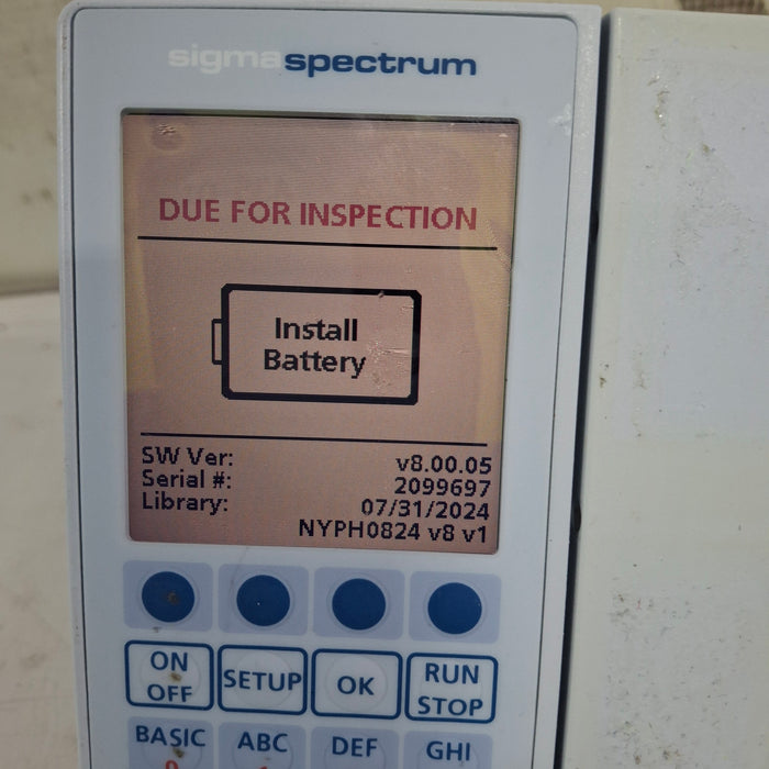 Baxter Baxter Sigma Spectrum 8.00.05 w/o Battery Infusion Pump Infusion Pump reLink Medical