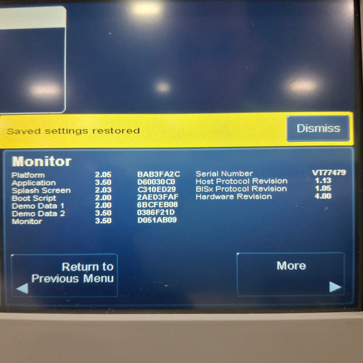Covidien Covidien BIS Loc 4 Channel BisX 185-1016-AMS Module Patient Monitors reLink Medical