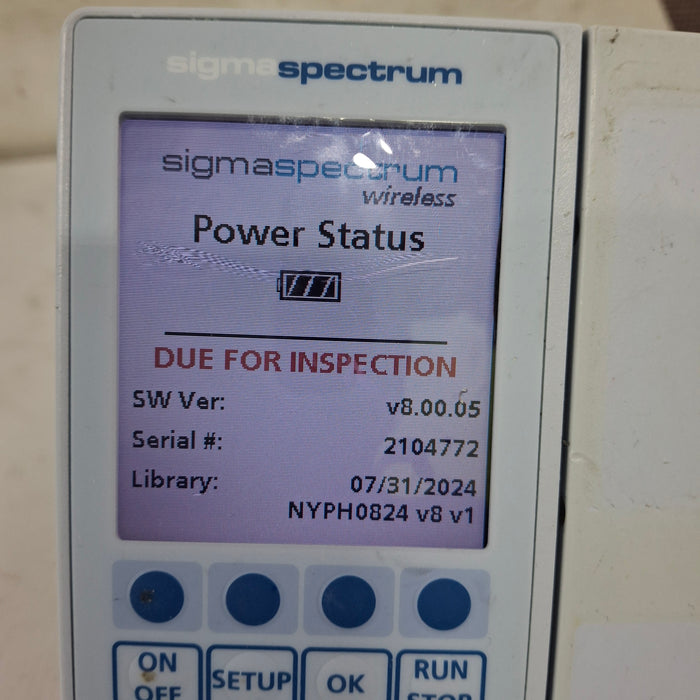 Baxter Baxter Sigma Spectrum 8.00.05 w/o Battery Infusion Pump Infusion Pumps reLink Medical