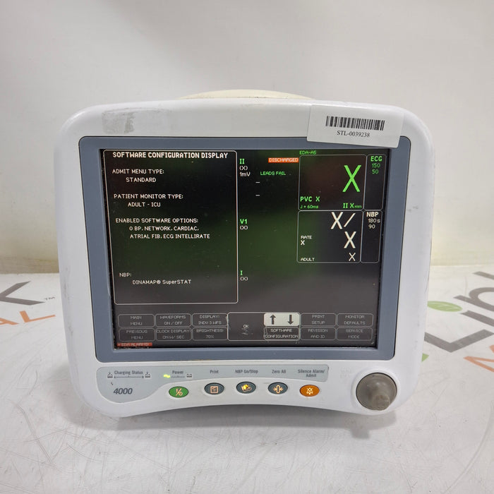 GE Healthcare Dash 4000 - GE/Nellcor SpO2 Patient Monitor