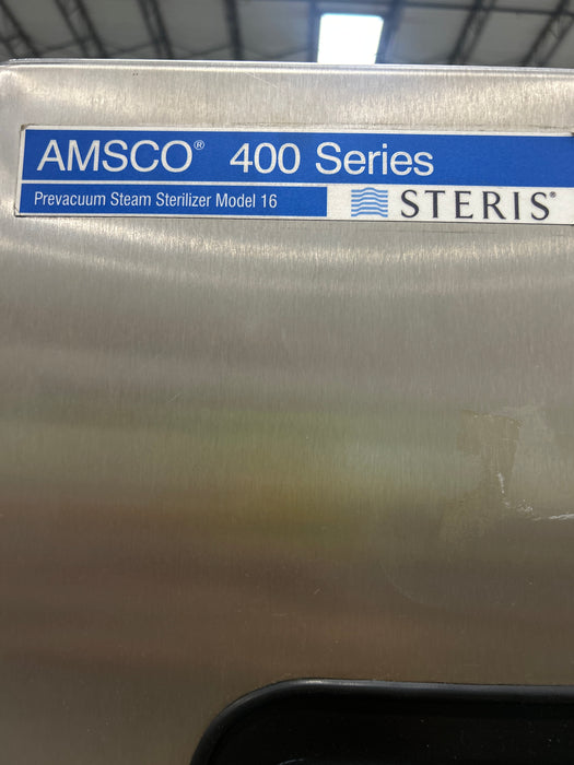 Steris Amsco 400 Series Model 16 Prevacuum Steam Sterilizer