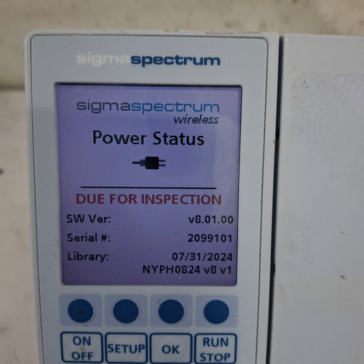 Baxter Baxter Sigma Spectrum 8.01.00 w/o Battery Infusion Pump Infusion Pumps reLink Medical