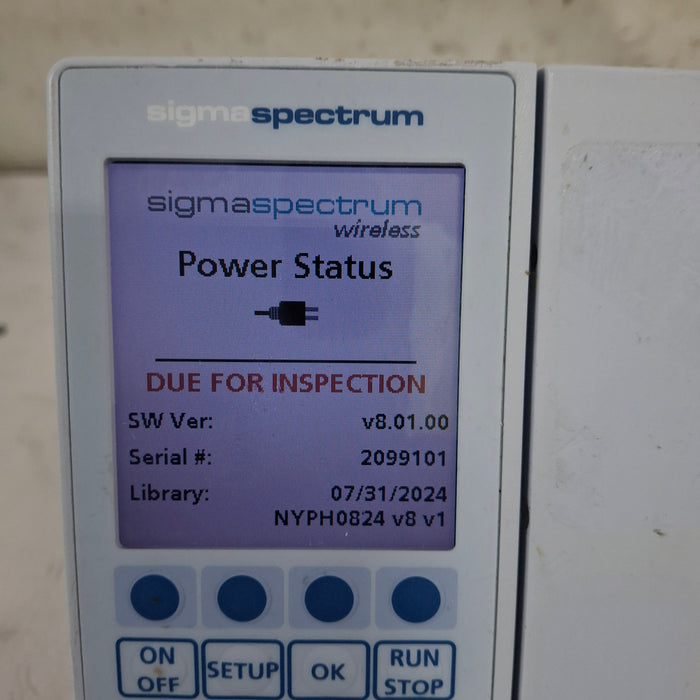 Baxter Baxter Sigma Spectrum 8.01.00 w/o Battery Infusion Pump Infusion Pumps reLink Medical