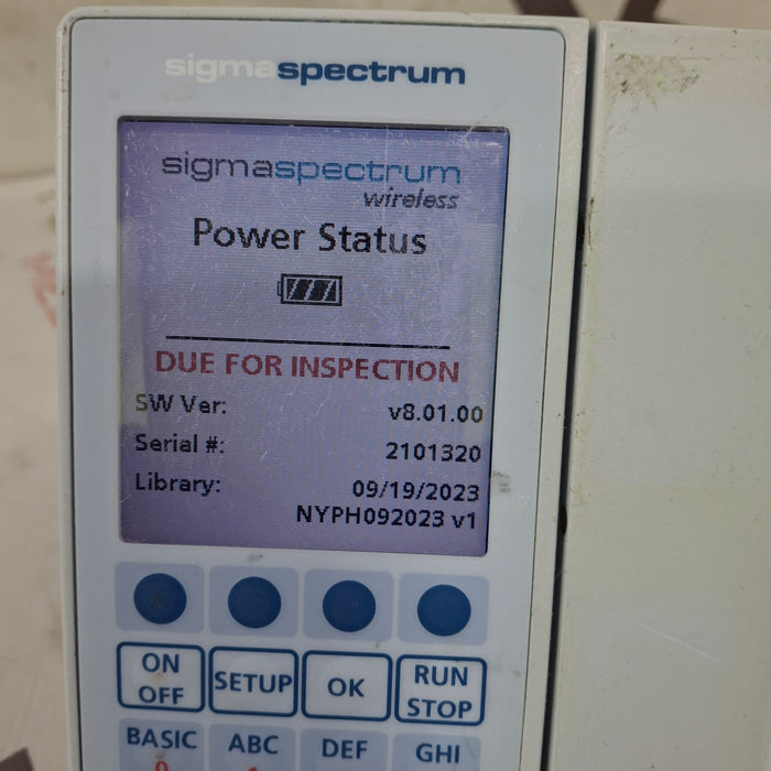 Baxter Baxter Sigma Spectrum 8.01.00 w/o Battery Infusion Pump Infusion Pumps reLink Medical
