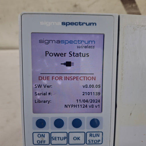 Baxter Baxter Sigma Spectrum 8.00.05 w/o Battery Infusion Pump Infusion Pump reLink Medical