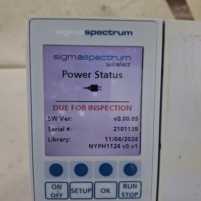 Baxter Baxter Sigma Spectrum 8.00.05 w/o Battery Infusion Pump Infusion Pump reLink Medical