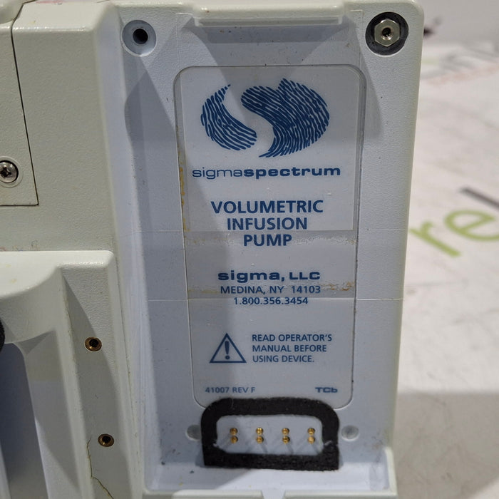 Baxter Sigma Spectrum w/ A/B/G/N Battery Infusion Pump