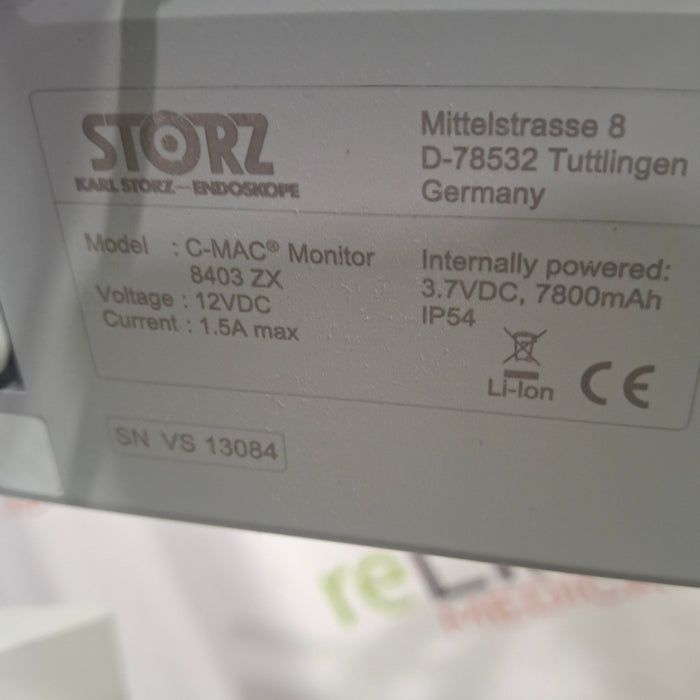 Karl Storz Karl Storz 8403 ZX C-MAC Monitor Rigid Endoscopy reLink Medical
